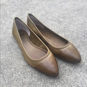 The Fry Company Army green flats